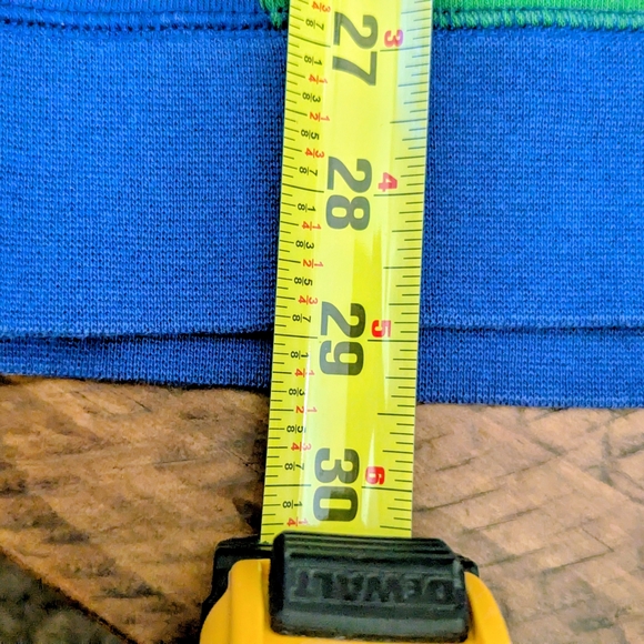 Nike Air Jordan Hoodie Mens Medium Colorblock Blue Yellow Green Sweatshirt Retro - Picture 11 of 11